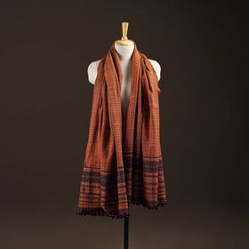 Kutch bhujodi handwoven wool shawl 54 - handcrafted
