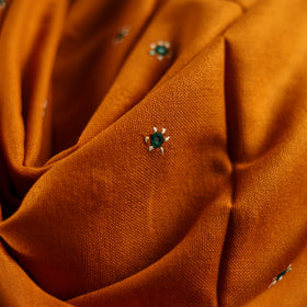 Kutch bhujodi handwoven mirror work wool shawl 23