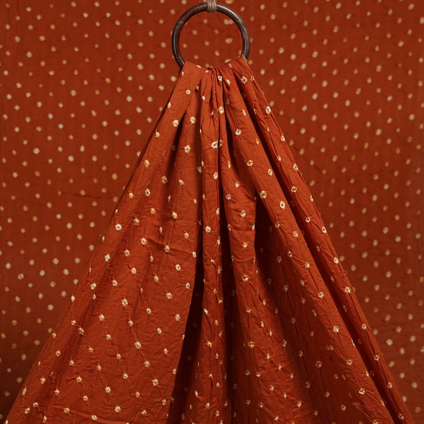 Kutch tie-dye cotton bandhani fabric 09 - handcrafted