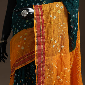 Kutch tie-dye cotton bandhani saree with blouse piece 36