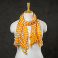 Orange - Kutch Tie-Dye Cotton Bandhani Stole 05