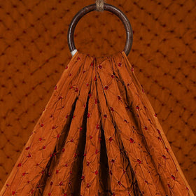 Kutch tie-dye modal silk bandhani fabric 11 - handcrafted