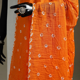 Kutch tie-dye mul cotton shibori bandhani dupatta 37