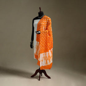 Kutch tie-dye mul cotton shibori bandhani dupatta 41