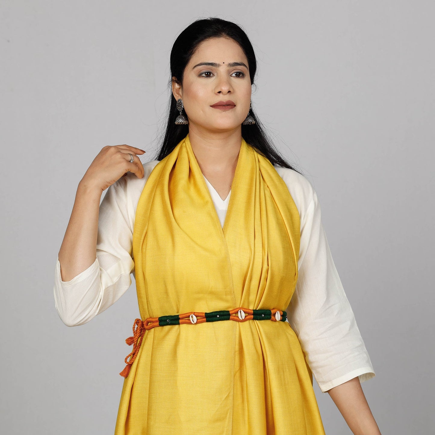   Sea Shell Work Lambani Embroidery Dori Waist Belt / Kamarbandh 
