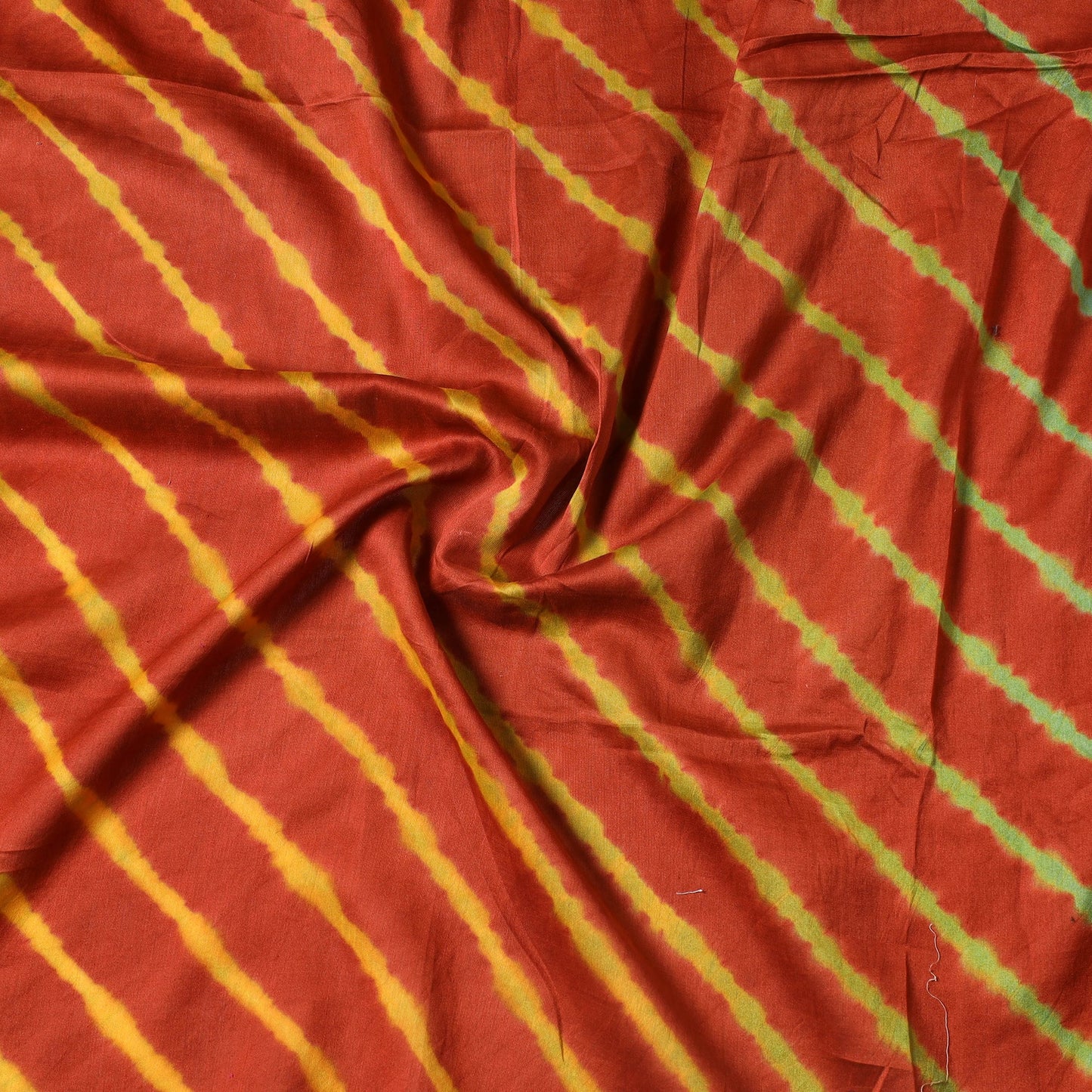  Leheriya Tie-Dye Chanderi Silk Precut Fabric 34 