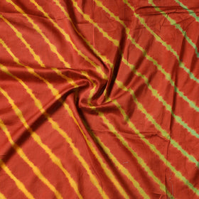  Leheriya Tie-Dye Chanderi Silk Precut Fabric 34 