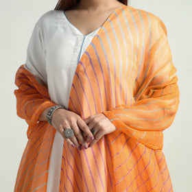 Buy Leheriya Tie-Dye Kota Doria Cotton Dupatta with Tassels 72 Online at iTokri.com