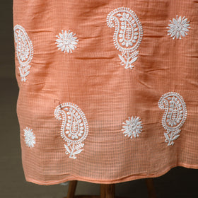 Lucknowi hand embroidered kota doria cotton chikankari 2pc