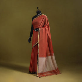 Mercerised cotton dharwad saree with thread border 01