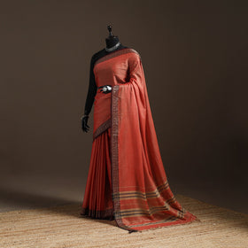 Mercerised cotton dharwad saree with thread border 01