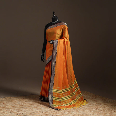 Mercerised cotton dharwad saree with thread border 15