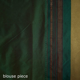 Orange - mercerized cotton ilkal saree with border 18