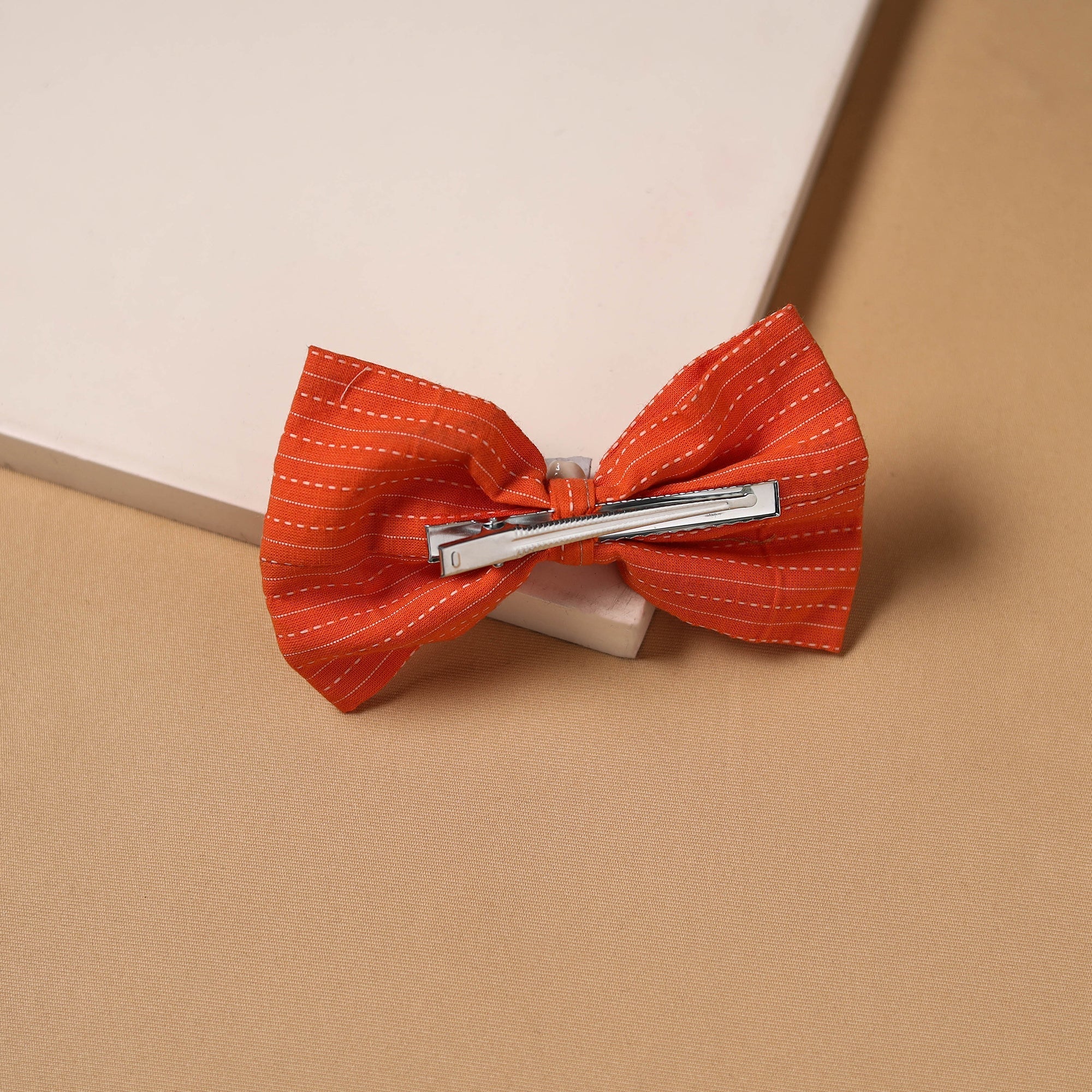 Mirror shell work women’s bow hair clip 11 - handcrafted