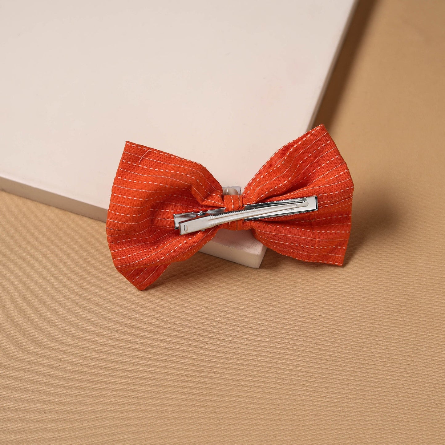 Mirror shell work women’s bow hair clip 11 - handcrafted