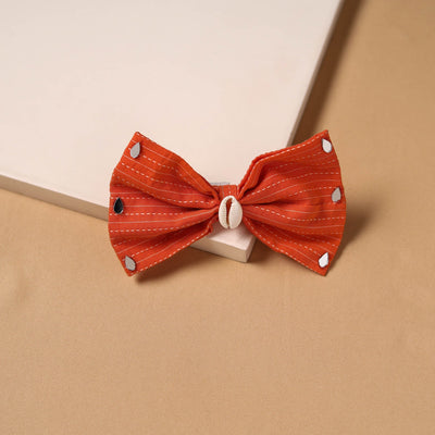 Mirror shell work women’s bow hair clip 11 - handcrafted
