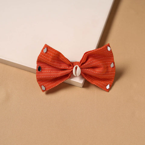 Mirror shell work women’s bow hair clip 11 - handcrafted