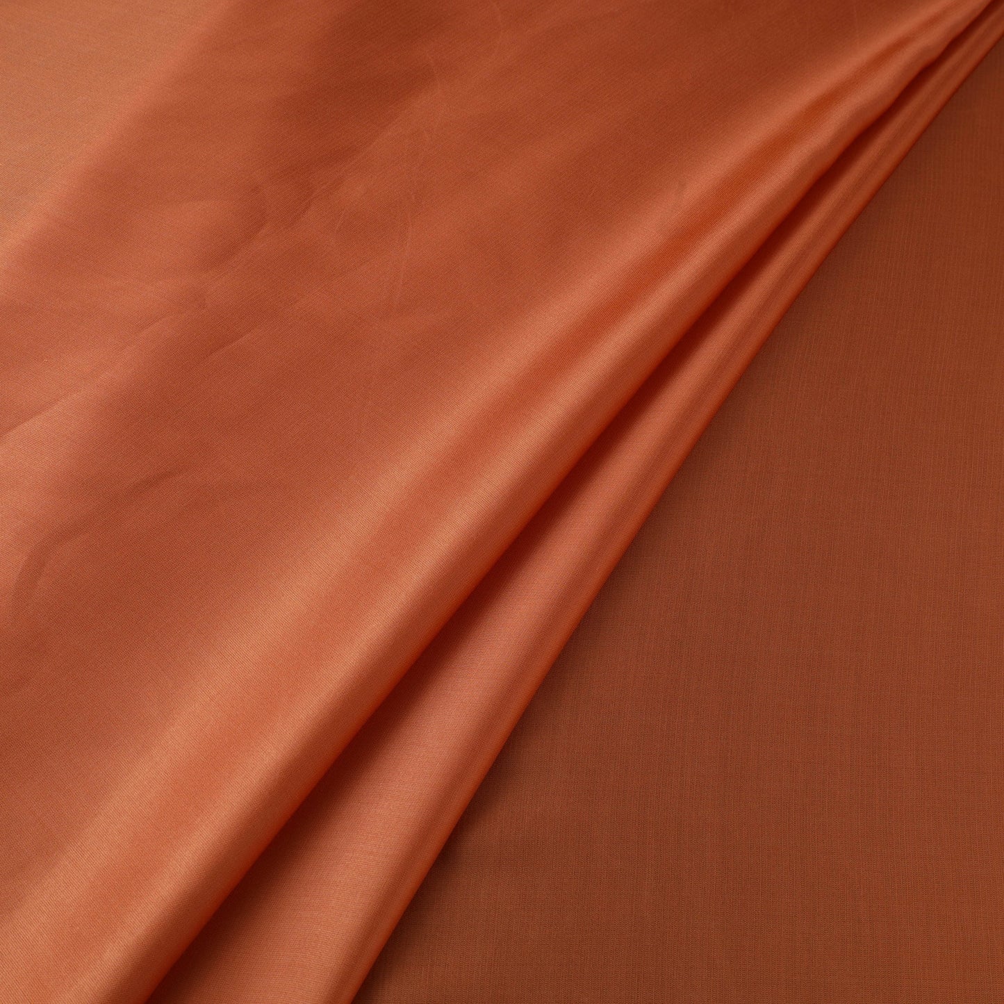 Orange - modal silk plain fabric 17 - handcrafted