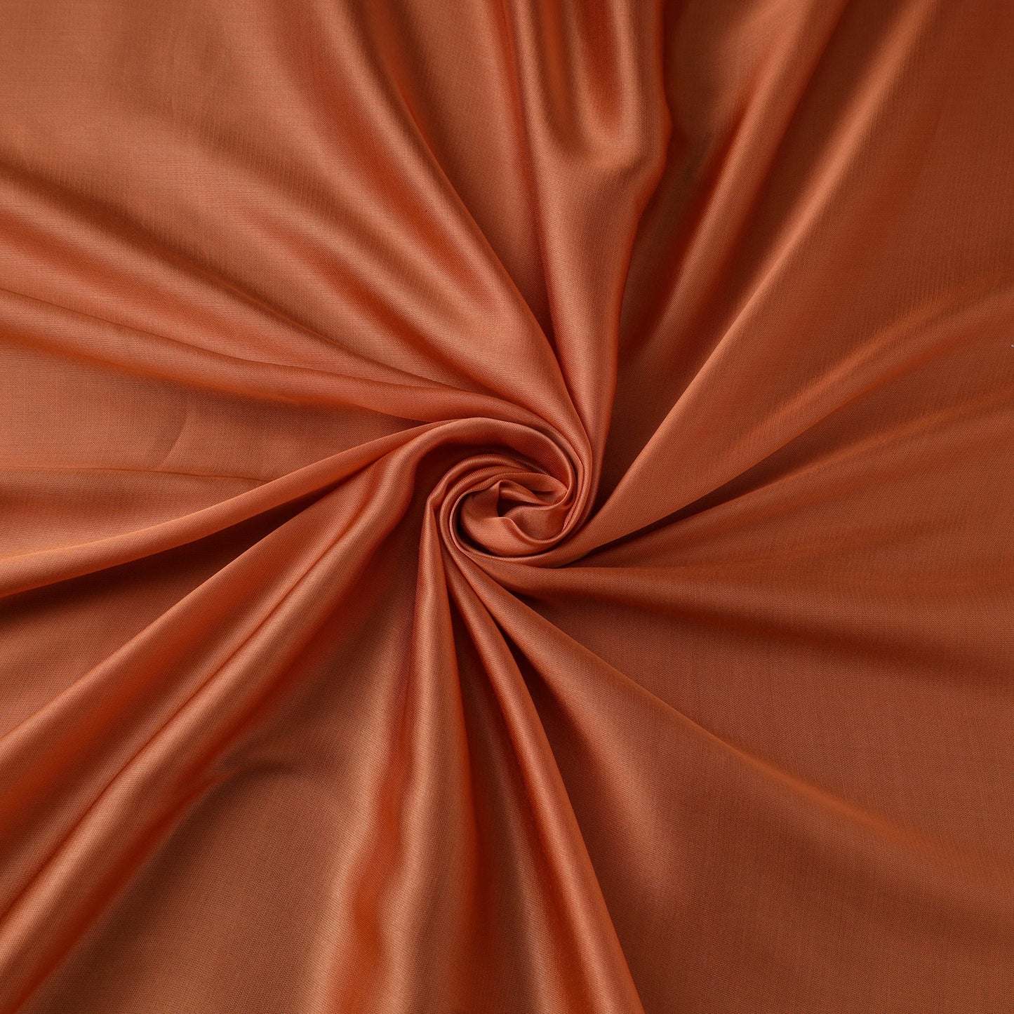 Orange - modal silk plain fabric 17 - handcrafted