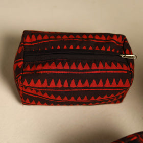  Orange Multipurpose Handmade Toiletry Bags (Set of 3) 