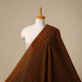 Natural dyed cotton hand bagh fabric 15 - handcrafted