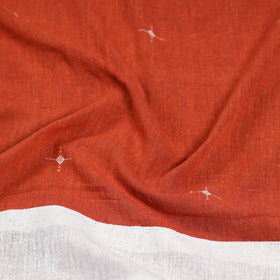 Orange - organic kala cotton handloom blouse piece 28