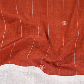 Orange - organic kala cotton handloom blouse piece 33
