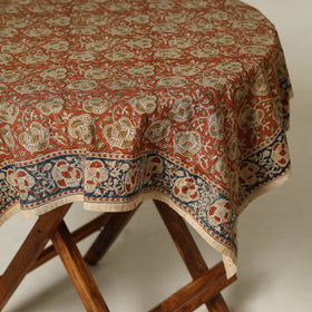 Orange - original pedana kalamkari natural dyed cotton