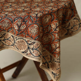 Orange - original pedana kalamkari natural dyed cotton