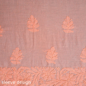 Chikankari Hand Embroidery Mul Cotton Kurta Material 