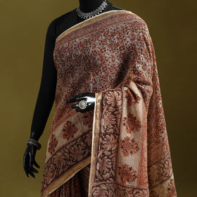 Pedana hand block print natural dyed kota doria cotton