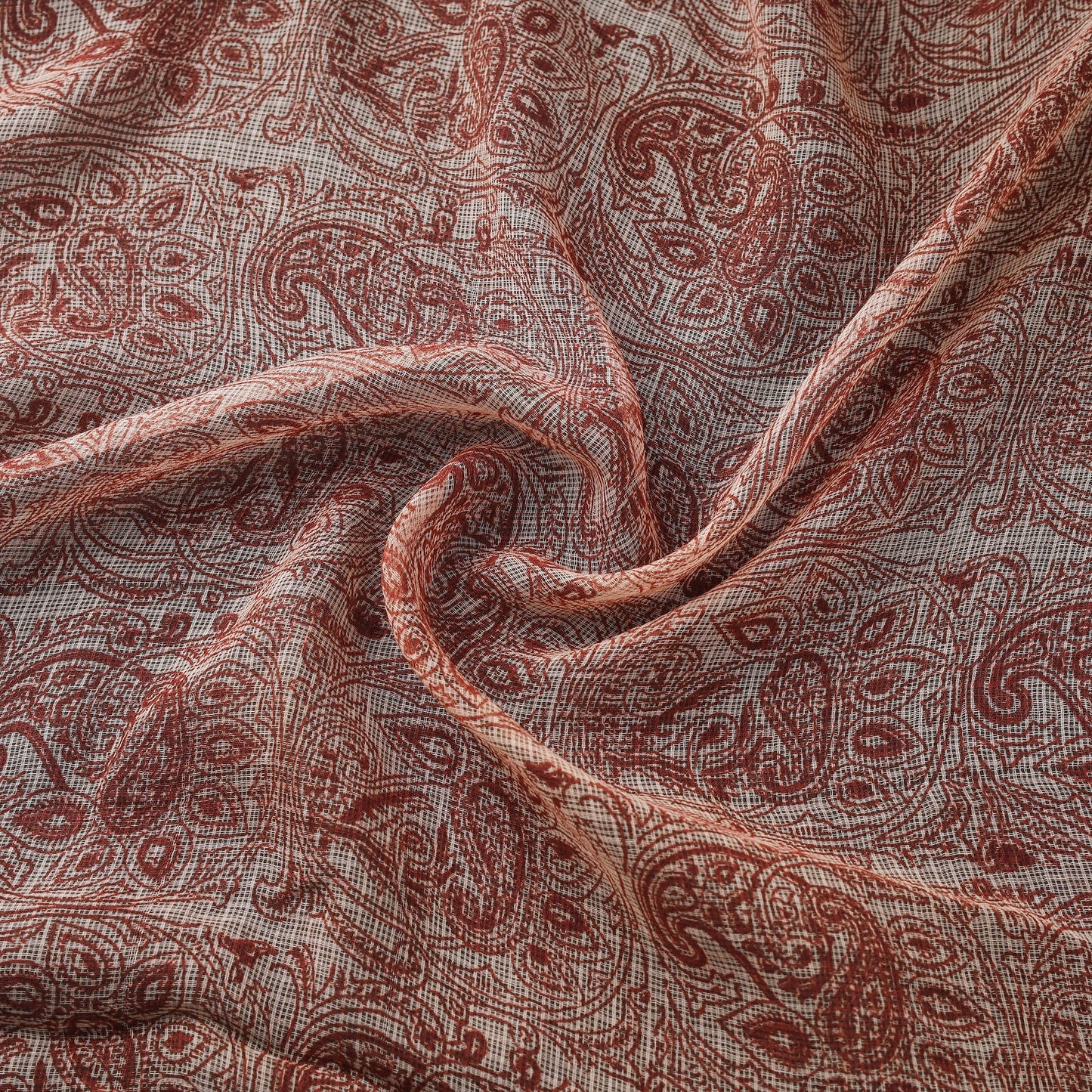 Pedana hand block print natural dyed kota doria cotton