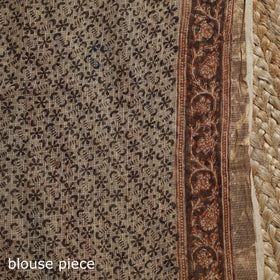 Pedana hand block print natural dyed kota doria cotton