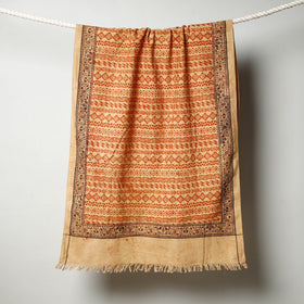  Pedana Kalamkari Block Printing Handloom Cotton Towel 