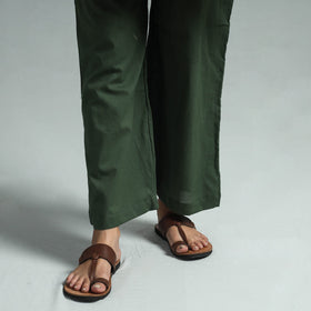 Orange - pedana kalamkari printed cotton kurta with palazzo