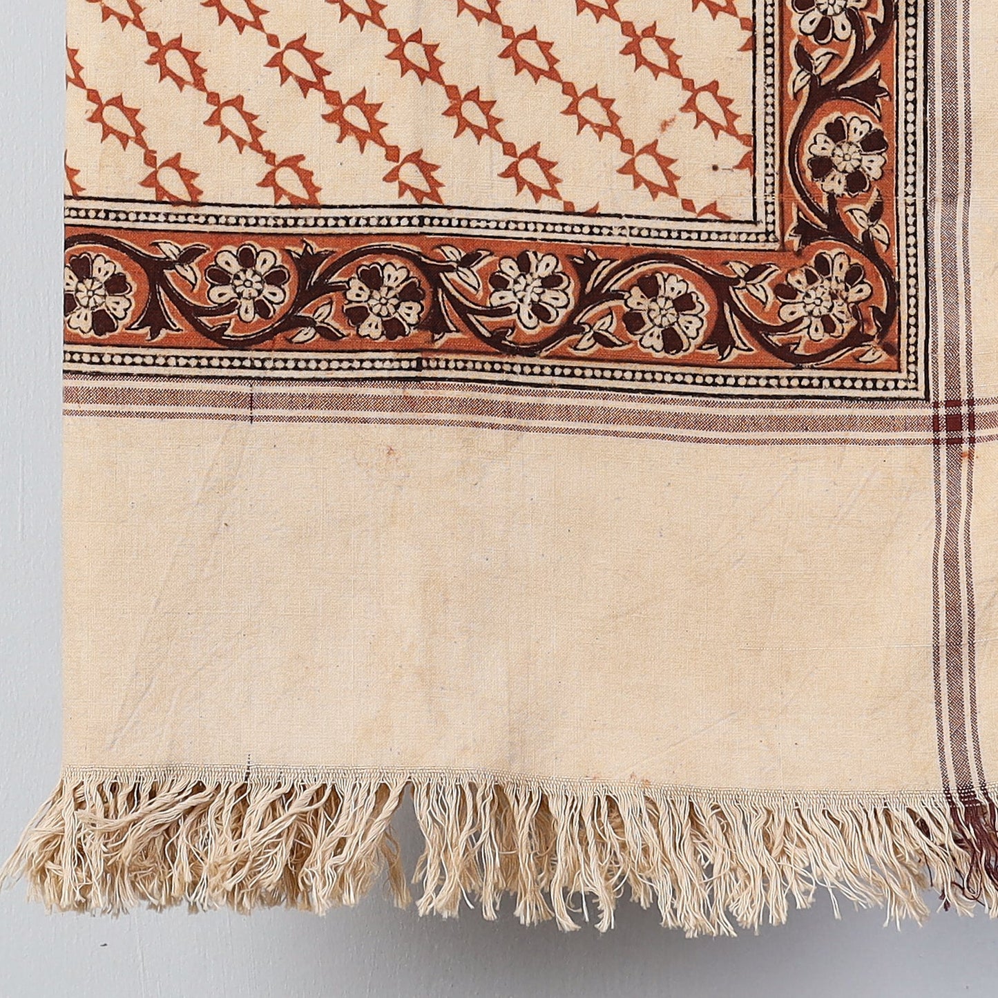 Buy Pedana Kalamkari Block Printed Handloom Cotton Towel Online at iTokri.com