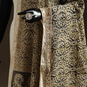 Orange - pedana natural dyed hand kalamkari dupatta