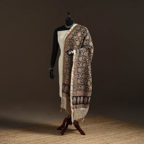 Orange - pedana natural dyed hand kalamkari dupatta