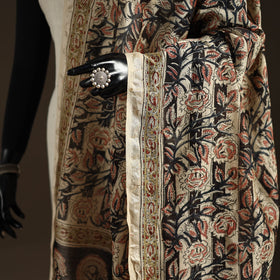 Orange - pedana natural dyed hand kalamkari dupatta