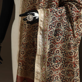Orange - pedana natural dyed hand kalamkari dupatta