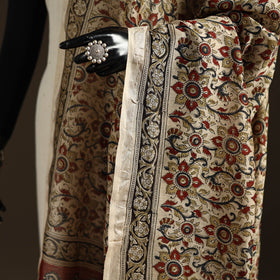 Orange - pedana natural dyed hand kalamkari dupatta