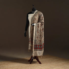 Orange - pedana natural dyed hand kalamkari dupatta