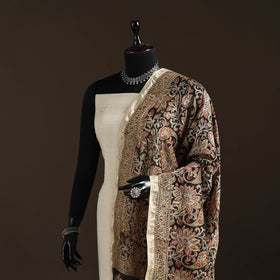 Orange - pedana natural dyed hand kalamkari dupatta