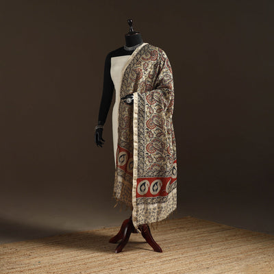 Orange - pedana natural dyed hand kalamkari dupatta