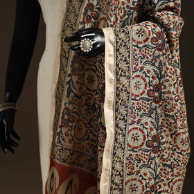 Orange - pedana natural dyed hand kalamkari dupatta