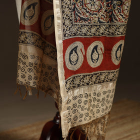 Orange - pedana natural dyed hand kalamkari dupatta