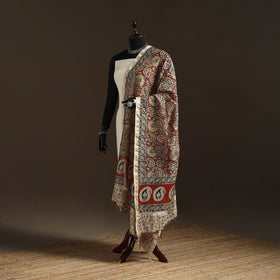 Orange - pedana natural dyed hand kalamkari dupatta