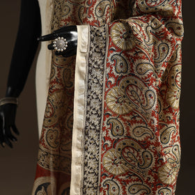 Orange - pedana natural dyed hand kalamkari dupatta