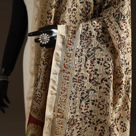 Orange - pedana natural dyed hand kalamkari dupatta