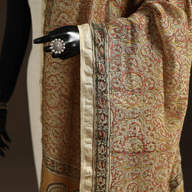 Orange - pedana natural dyed hand kalamkari dupatta